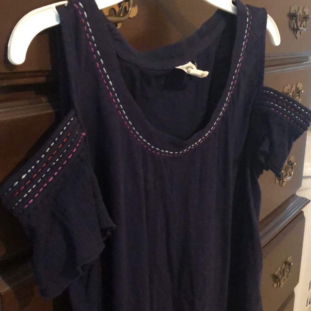Cold-shoulder Anthropology top